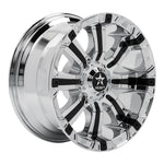 RBP 94R 20x10 6x135 BP / 4.5 BS -25mm Offset 87mm CB (Hub Centric) Chrome w/Black Inserts Wheel