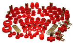 Energy Suspension 07-11 Jeep JK 2dr Red Hyper-Flex Master Bushing Set