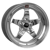 Weld S71 17x8 / 5x120mm BP / 6.3in. BS Polished Wheel (Medium Pad) - Non-Beadlock