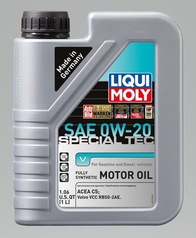 LIQUI MOLY 1L Special Tec V Motor Oil 0W20 - Single