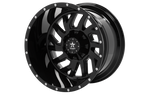 RBP 65R Glock 22x14 5x127 BP / 4.5 BS -76mm Offset 78mm CB (Hub Centric) Gloss Black Wheel