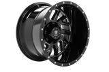 RBP 65R Glock 22x14 6x135 BP / 4.5 BS / -76mm Offset 87mm CB Gloss Black w/Machined Grooves Wheel