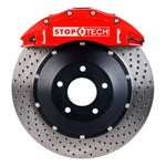 StopTech 2013 Chevy Silverado Red ST-60 Calipers 380x32mm Drilled Rotors Rear Big Brake Kit