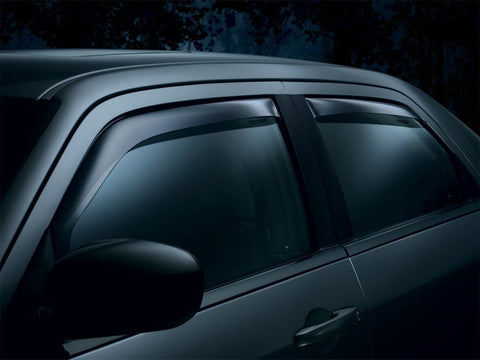 WeatherTech 84-96 Jeep Cherokee (4 door) Front and Rear Side Window Deflectors - Dark Smoke