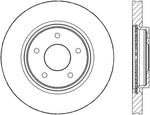 Stoptech 14-17 Nissan Rogue / Nissan Leaf Performance Front Cryo Brake Rotor