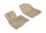 3D MAXpider 2014-2019 Mazda Mazda3/Mazda6 Kagu 1st Row Floormat - Tan