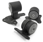 Innovative 90-93 Accord H/F Series Black Steel Mounts 95A Bushings (Auto to Manual)