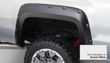 Bushwacker 16-18 GMC Sierra 2500 Fleetside Pocket Style Flares 4pc 78.8/97.6in Bed - Summit White