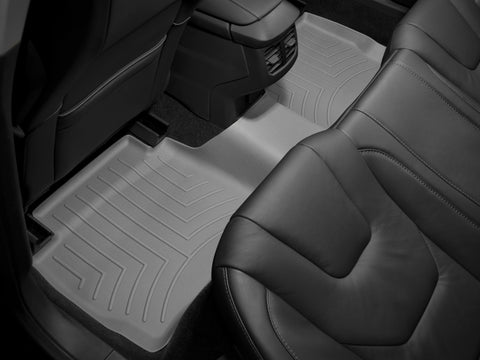 WeatherTech 07-13 Chevrolet Tahoe Front and Rear Floorliners - Over The Hump - Grey