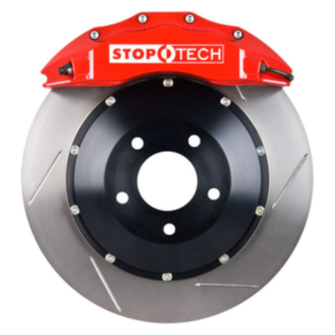 StopTech 10+ Camaro SS Front BBK w/ Red ST-60 Calipers Slotted 380x32mm Rotors Pads and SS Lines