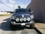 N-Fab Light Bar 04-09 Dodge Ram 2500/3500 - Gloss Black - Light Tabs