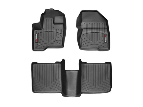 WeatherTech 09-11 Ford Flex Front and Rear Floorliners - Black