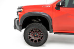 Bushwacker 2019 Chevrolet Silverado 1500 Pocket Style Flares Font 2pc - Black