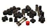 Energy Suspension 88-98 Chevy/GMC 4WD  Black Hyper-flex Master Bushing Set