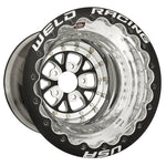 Weld V-Series 16x16 / 5x4.75 BP / 4in. BS Black Wheel - Black Double Beadlock