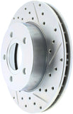 StopTech Select Sport 99-04 Jeep Grand Cherokee SportStop Slotted & Drilled Front Left Rotor