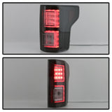 Spyder 18-19 Ford F-150 (w/o Blind Spot Sensor) LED Tail Lights - Blk Smk (ALT-YD-FF15018-LED-BSM)