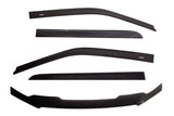 AVS 09-18 Dodge RAM 1500 Quad Cab Ventvisor & Aeroskin Deflector Combo Kit - Matte Black