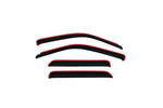 AVS 07-13 Toyota Yaris Sedan Only Ventvisor In-Channel Front & Rear Window Deflectors 4pc - Smoke