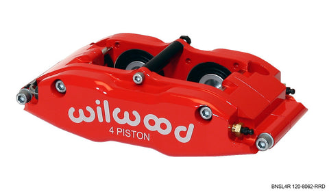 Wilwood Caliper-BNSL4R-Red 1.25in Pistons 1.10in Disc