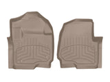 WeatherTech 2017+ Ford F-250/F-350/F-450/F-550 SuperCab/SuperCrew Front 3D Floor Mats - Tan