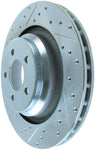 StopTech Select Sport 2014 Dodge Challenger Slotted and Drilled Right Rear Brake Rotor