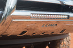 Lund 07-17 Jeep Wrangler Bull Bar w/Light & Wiring - Polished