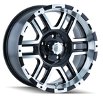 ION Type 179 17x8 / 7x150 BP / 10mm Offset / 87mm Hub Black/Machined Wheel