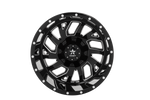 RBP 65R Glock 20x12 6x139.7 BP / 4.75 BS / -44mm Offset 108mm CB Gloss Black Machined Grooves Wheel