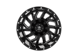 RBP 65R Glock 20x12 6x139.7 BP / 4.75 BS / -44mm Offset 108mm CB Gloss Black Machined Grooves Wheel