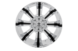 RBP 94R 22x12 8x170 BP / 4.75 BS -44mm Offset 129mm CB (Hub Centric) Chrome w/Blk Inserts Wheel
