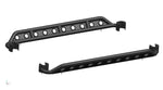 DV8 Offroad 07-18 Jeep Wrangler JK Plated Steel Rock Guard/Sliders w/ Holes (4 Door Only)