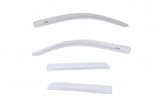 AVS 16-18 GMC Sierra 1500 Ext. Cab Low Profile Color Match Ventvisors 4pc - White Frost Tricoat