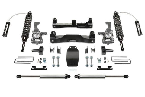 Fabtech 09-13 Ford F150 4WD 4in Perf. System w/DL 2.5 Resi Coilovers & Rear DL Shocks