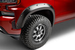 Bushwacker 19-23 Chevrolet Silverado 1500 Pocket Style Fender Flares 4pc - Smooth Black