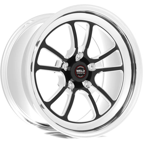 Weld S70 17x11 / 5x4.75 BP / 7.8in. BS Black Wheel (Medium Pad) - Non-Beadlock