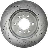 StopTech 07-17 Lincoln Navigator / Ford Expedition Sport Slotted & Drilled Right Front Brake Rotor