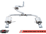 AWE Tuning 18-19 Volkswagen Jetta GLI Mk7 Touring Exhaust - Chrome Silver Tips (Fits High-Flow DP)