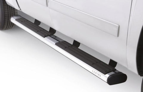 Lund 15-17 Chevy Silverado 2500 Crew Cab (Diesel) 6in. Oval Straight Chrome Nerf Bars - Chrome
