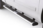 Lund 07-17 Chevy Silverado 1500 Crew Cab 6in. Oval Straight Chrome Nerf Bars - Chrome