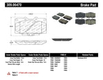 StopTech 89-96 Nissan 300ZX Sport Performance Front Brake Pads