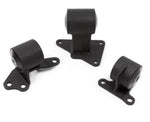 Innovative 90-93 Accord F-Series Black Steel Mounts 75A Bushings (Auto Trans)