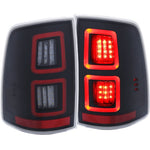 ANZO LED Black 13-17 Dodge Ram 1500/2500/3500 LED Taillights Black