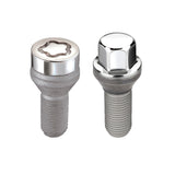 McGard 5 Lug Hex Install Kit w/Locks (Cone Seat Bolt) M14X1.25 / 17mm Hex / 27.5mm Shank L. - Chrome