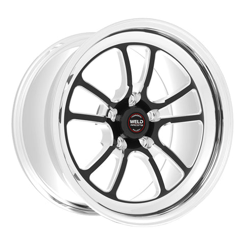 Weld S70 18x7 / 5x115 BP / 2.1in. BS Black Wheel (High Pad) - Non-Beadlock