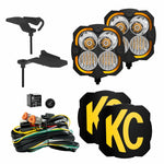 KC HiLiTES Jeep 392/Mojave FLEX ERA 4 2-Light Sys Ditch Light Kit (Combo Beam)