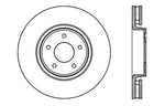 StopTech 11/05 Infiniti FX35/45 SportStop Slotted & Drilled Front Left Rotor