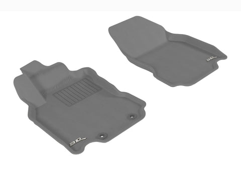 3D MAXpider 2009-2014 Nissan Cube Kagu 1st Row Floormat - Gray