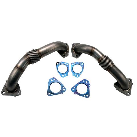 Wehrli 17-19 Chevrolet 6.6L L5P Duramax 2in Stainless Up Pipe Kit w/Gaskets