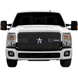 RBP RX-3 Series Studded Frame 1pc. Grille 11-16 Ford Super Duty F250/F350 (Except Harley Ed) - Black